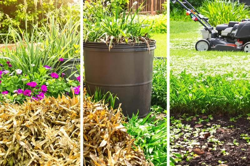 3 astuces ingénieuses pour transformer l'herbe tondue en trésor de jardin