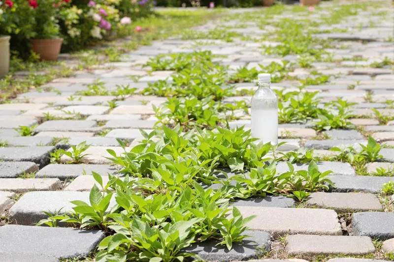 3 astuces naturelles de grand-mère pour éliminer les mauvaises herbes entre les carreaux