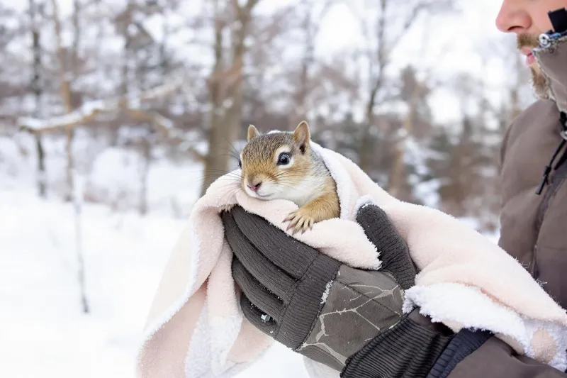 Avec les températures de l'hiver, comment aider les écureuils à survivre au froid extrême ?