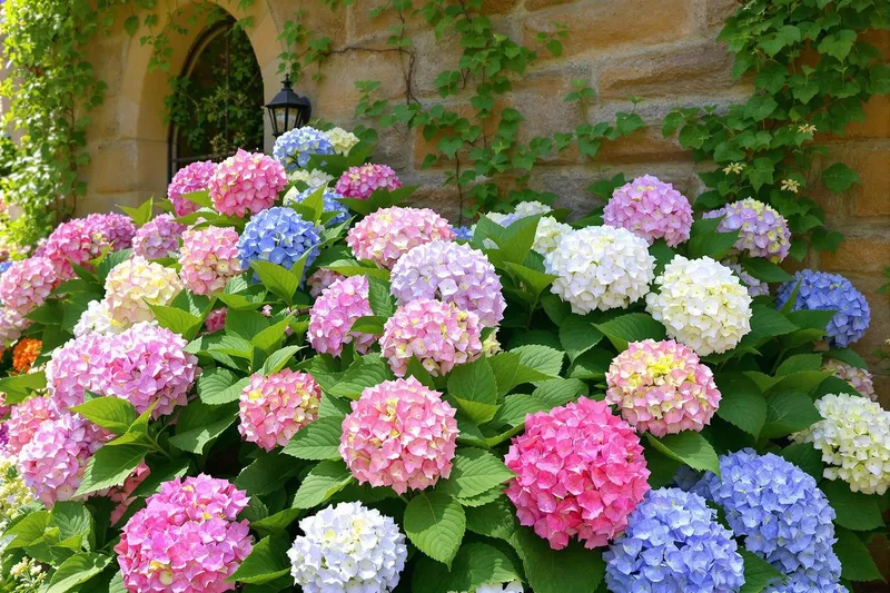 A quelle distance d'un mur planter un hortensia?