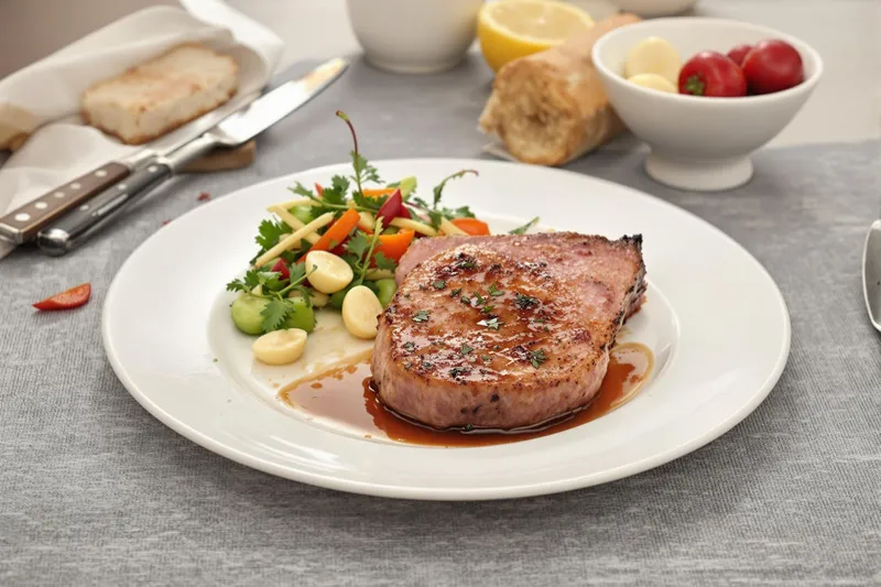 Accompagnement rôti de magret de canard au piment d'espelette