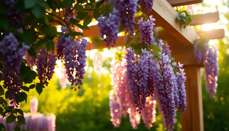 Comment cultiver et entretenir la glycine pour un jardin fleuri