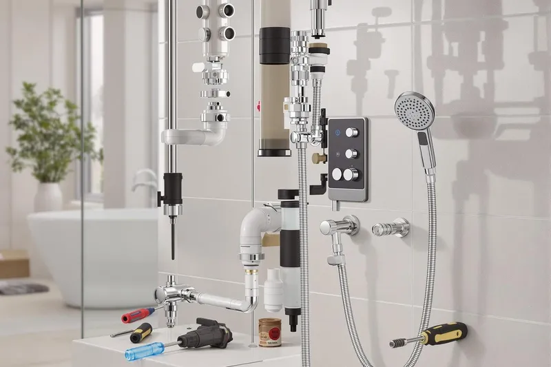 Comment démonter une colonne de douche hydromassante