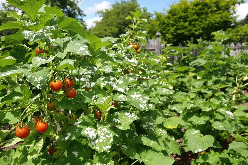 Comment sauver vos courgettes, tomates et haricots de l'oïdium avec un traitement maison naturel