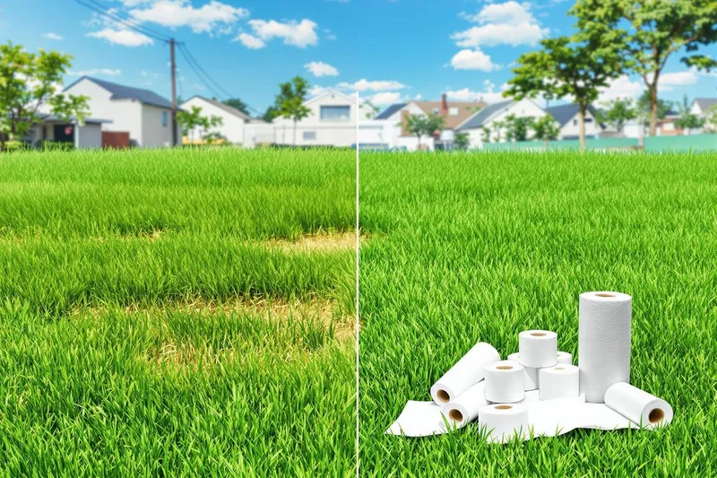 Comment utiliser du papier toilette pour obtenir un gazon dense en un temps record : L'astuce insolite