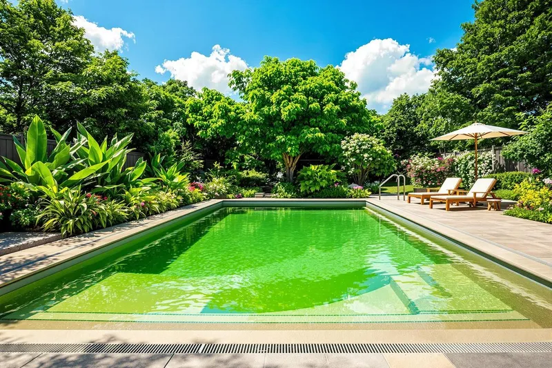 Eau de piscine verte : remède de grand-mère