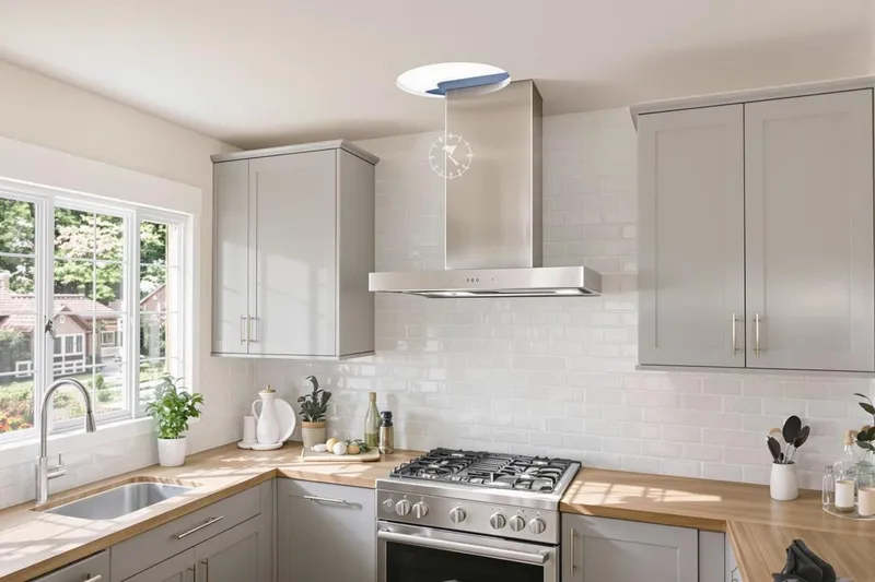 Installation sortie extérieure hotte de cuisine sur le toit