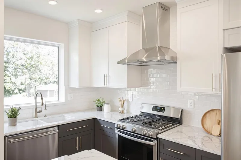 Installation sortie extérieure hotte de cuisine sur le toit