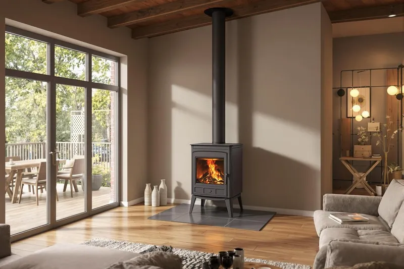 Installer un poêle à bois dans une maison sans conduit - Tuto