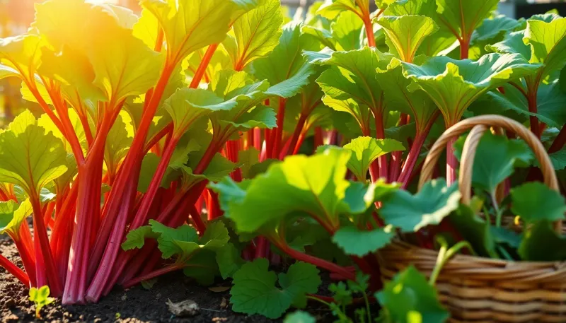 La rhubarbe : culture, recettes et bienfaits insoupçonnés