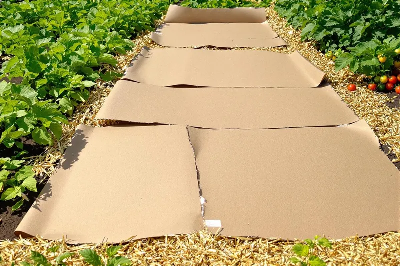 Le secret des jardiniers malins : comment transformer du carton en allié pour un potager à entretien minimum ?
