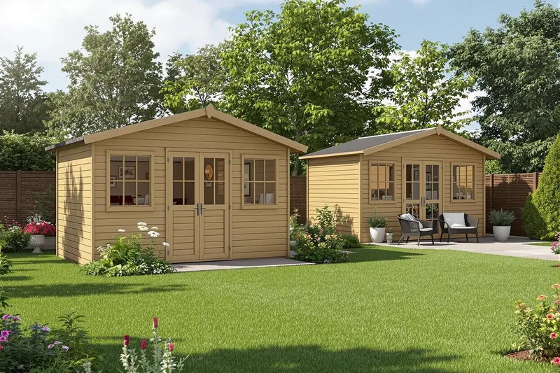 Les normes pour deux abris de jardin de 5m2 : ce que dit la loi