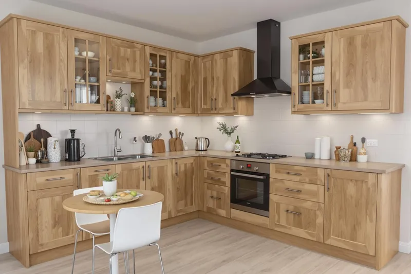 Moderniser relooker une cuisine rustique en chêne sans la peindre