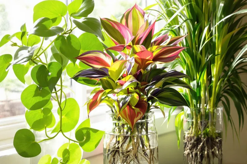 Multipliez vos plantes gratuitement : découvrez comment bouturer le Pothos, le Coléus et le Papyrus dans l'eau