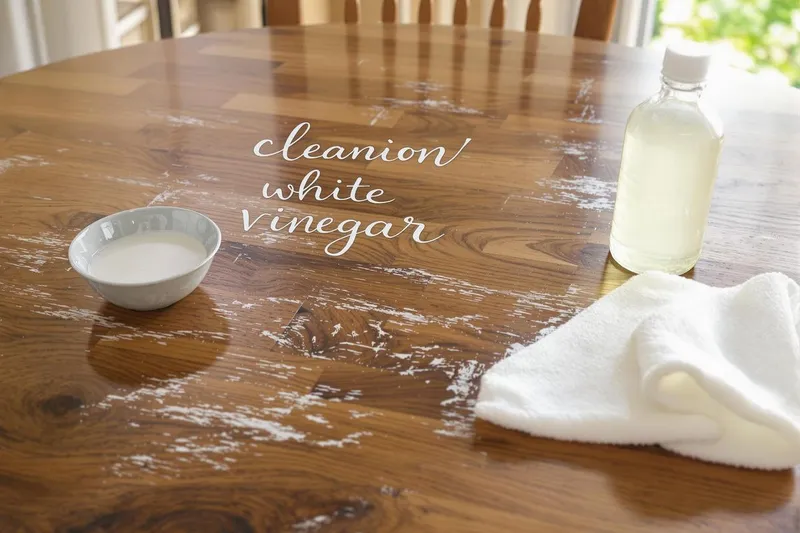 Nettoyer un meuble ciré avec du vinaigre blanc