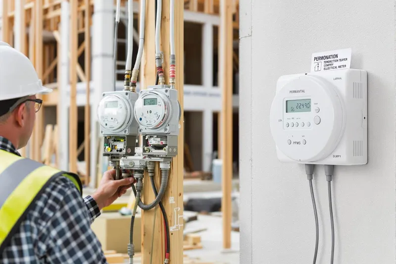 Comment passer du compteur de chantier au compteur définitif