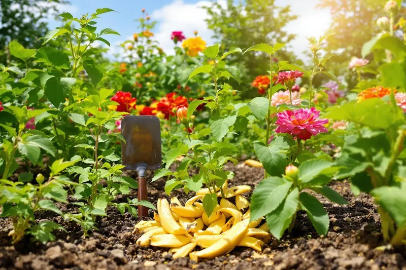 Peau de banane dans le jardin : bienfaitrice ou ennemie du sol ?