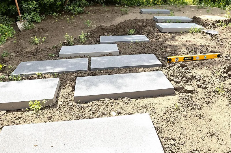 Peut-on poser des dalles en béton directement sur la terre ?