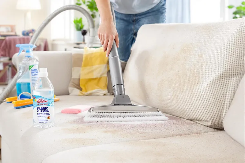 Quel produit mettre dans une shampouineuse pour nettoyer un canapé?