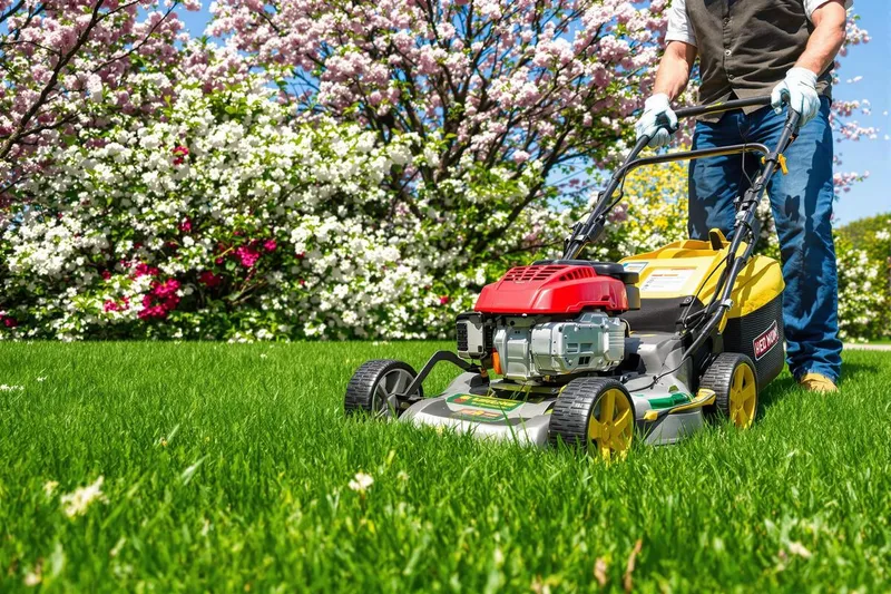 Réveillez votre gazon : les secrets de la première tonte après l'hiver