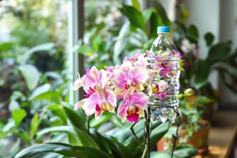 Revitalisez votre orchidée fanée avec une simple bouteille d'eau : découvrez cette astuce incroyable !