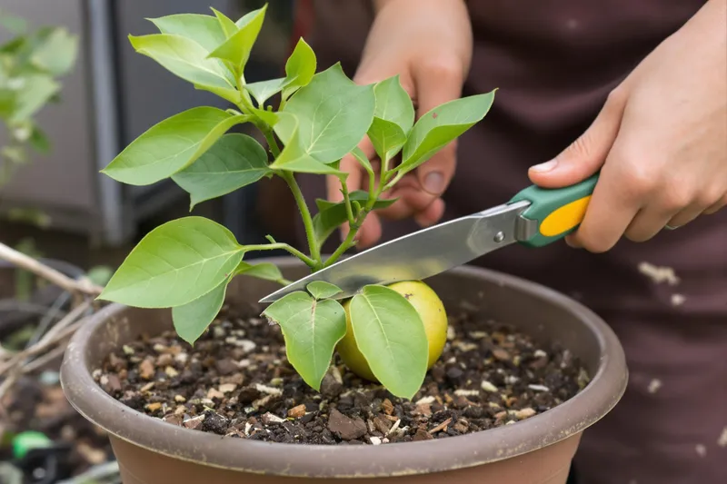 Comment tailler un citronnier en pot pour favoriser sa croissance
