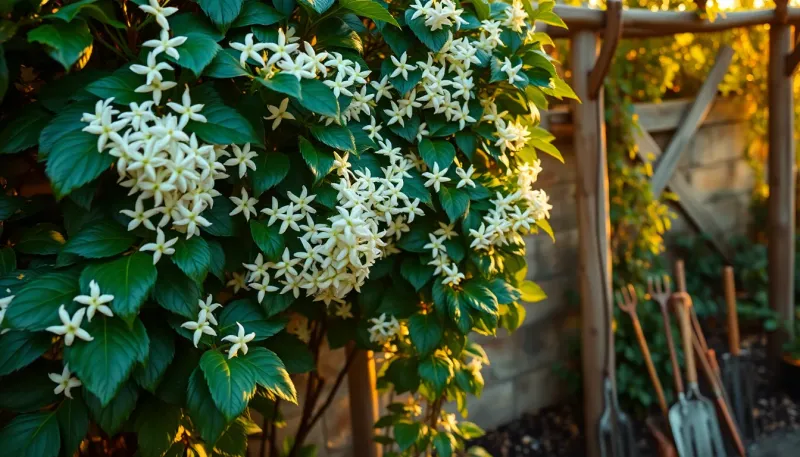 Tout savoir sur le jasmin étoilé : culture et entretien