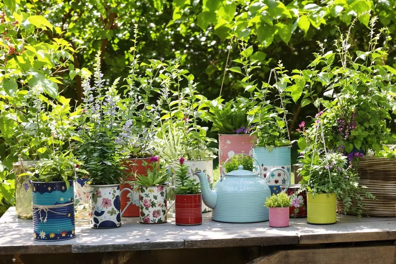 Transformez vos vieux objets en pots à fleurs d'été : adoptez le zéro déchet avec ces idées astucieuses
