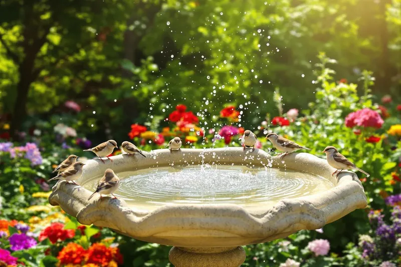 Voici l'astuce de la pièce de 2 centimes pour créer un bain d'oiseaux sain et accueillant