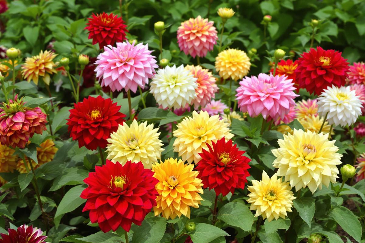 Dahlia, le roi des massifs : faites ceci en mars pour une floraison spectaculaire dès cet été